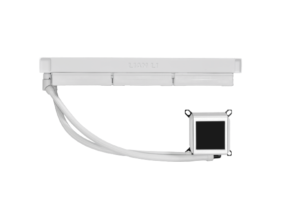LIAN LI Galahad II LCD 360 White Liquid Cooler - GA2ALCD36W