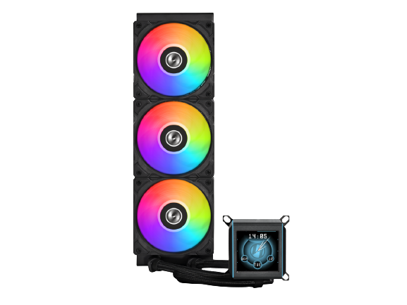 LIAN LI Galahad II LCD SL-INF 360 Black Liquid Cooler - GA2ALCD36INB