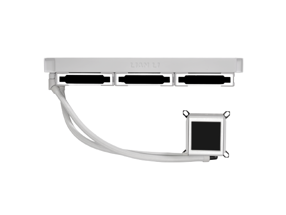 LIAN LI Galahad II LCD SL-INF 360 White Liquid Cooler - GA2ALCD36INW