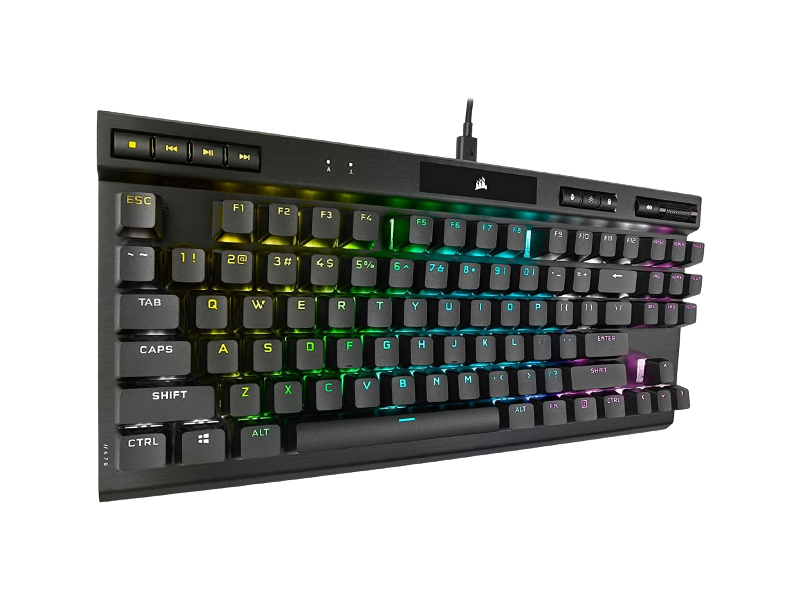 Corsair K70 RGB TKL CHAMPION SERIES Mechanical Gaming Keyboard — CHERRY MX Red