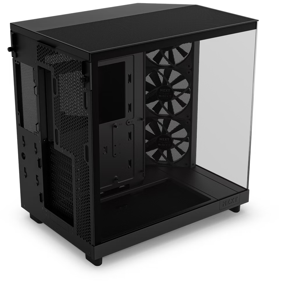 NZXT H6 Flow (2023) Compact Dual-chamber ATX Case - All Black