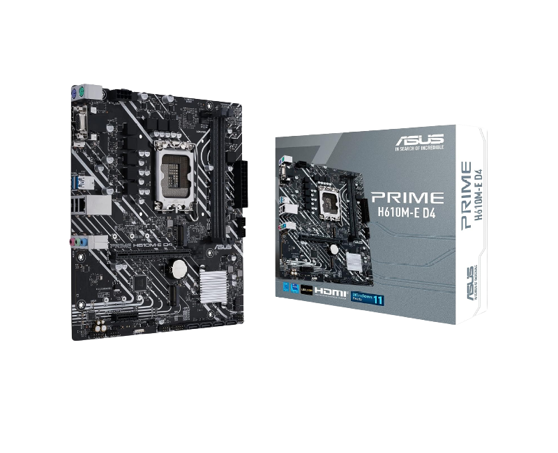 ASUS Prime H610M-E D4 LGA 1700(Intel 12th Gen) mATX Motherboard
