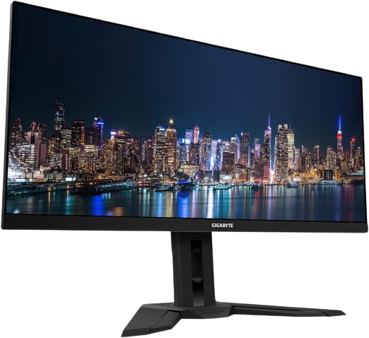 GIGABYTE 34" M34WQ- 3440 x 1440, UWQHD KVM, 144Hz IPS,  1ms, AMD FreeSync Premium  Gaming Monitor