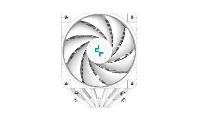 DeepCool AK620 WH DIGITAL Real-Time CPU Status Screen Twin 120mm FDB Fans Performance All WHITE Air Cooler