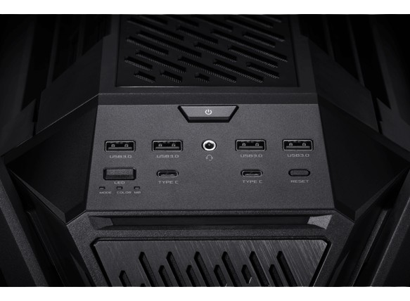 ASUS ROG Hyperion GR701 Up to 420mm Dual Radiator, ARGB Fan Hub, Full Tower BLACK CASE