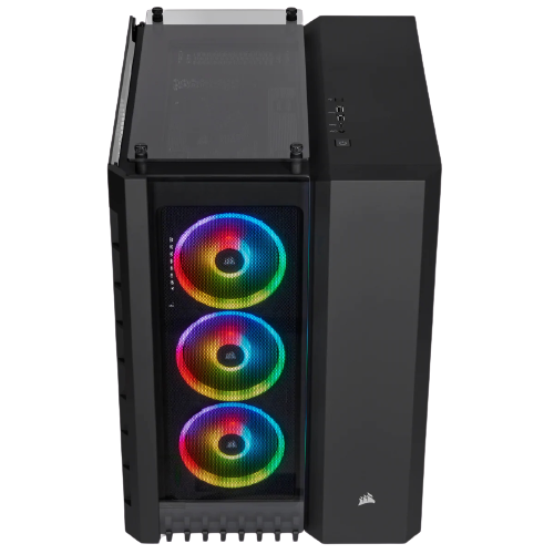 Corsair Crystal Series 680X RGB ATX High Airflow Tempered Glass Smart Case - Black