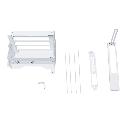 O11DEXL-1X Upright WHITE GPU Bracket