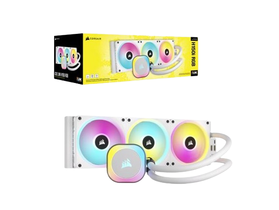 CORSAIR iCUE LINK H150i RGB WHITE Water Cooling CPU Cooler - CW-9061006-WW