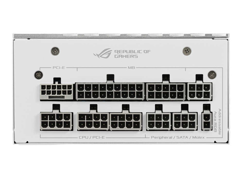 Asus ROG LOKI SFX-L 850W Platinum White Edition Power Supply - 90YE00N2-B0NA00