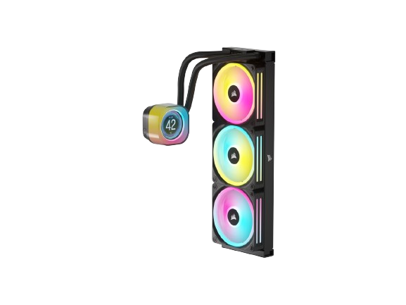 CORSAIR iCUE LINK H150i LCD - QX120 RGB Fans, 360mm Radiato Liquid CPU Cooler - CW-9061008-WW