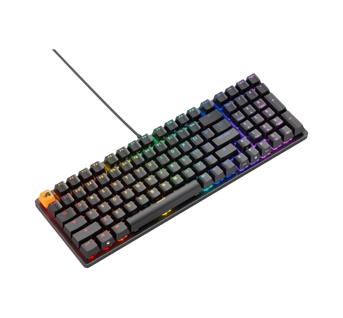 Glorious - GMMK 2 Prebuilt 96% Full Size Wired Mechanical Linear Switch with Hotswappable Switches Black Gaming Keyboard