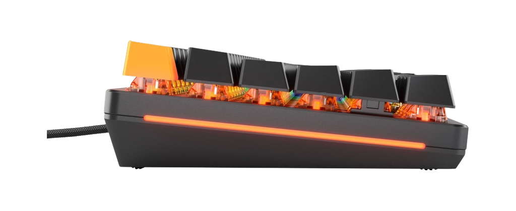Glorious - GMMK 2 Prebuilt 96% Full Size Wired Mechanical Linear Switch with Hotswappable Switches Black Gaming Keyboard