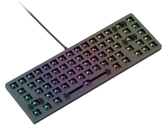 Glorious - GMMK 2 65% Compact Barebone Mechanical Black Gaming Keyboard