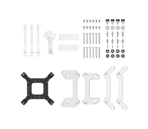 DeepCool LT720 WH 360mm, FK120 FDB Fans, Multidimensional Infinity Mirror Block Liquid CPU Cooler (3).webp