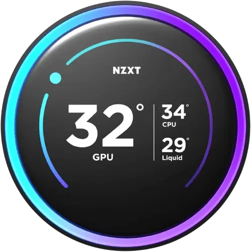 Kraken Elite 360 RGB V2 - 360mm AIO liquid cooler w_ Display and RGB Core Fan - Single Frame (Black).webp