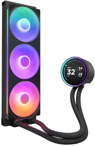 Kraken Elite 360 RGB V2 - 360mm AIO liquid cooler w_ Display and RGB Core Fan - Single Frame (Black) (1).webp