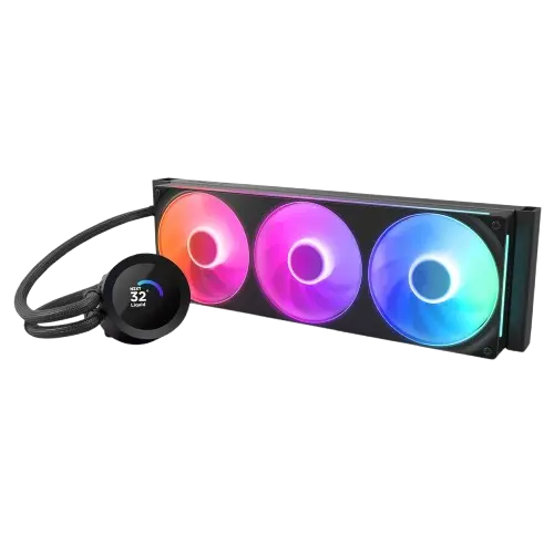 NZXT Kraken Plus RGB 360mm AIO, LCD Display, 3x RGB Core Fans, Black Liquid Cooler (1).webp