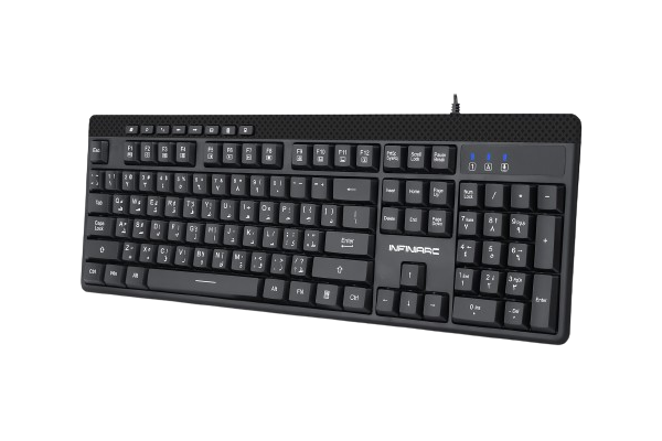 INFINIARC Wired Commercial Keyboard Combo _ KM118
