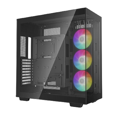 DeepCool CH780 PC case ATX 3 x 140mm PWM ARGB Fans Pre-Installed Full Tower Panoramic Glass Gaming PC Case