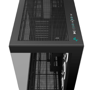 DeepCool CH780 PC case ATX 3 x 140mm PWM ARGB Fans Pre-Installed Full Tower Panoramic Glass Gaming PC Case