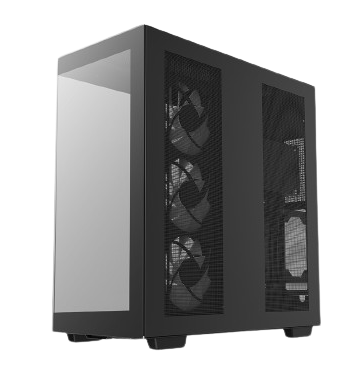 DeepCool CH780 PC case ATX 3 x 140mm PWM ARGB Fans Pre-Installed Full Tower Panoramic Glass Gaming PC Case