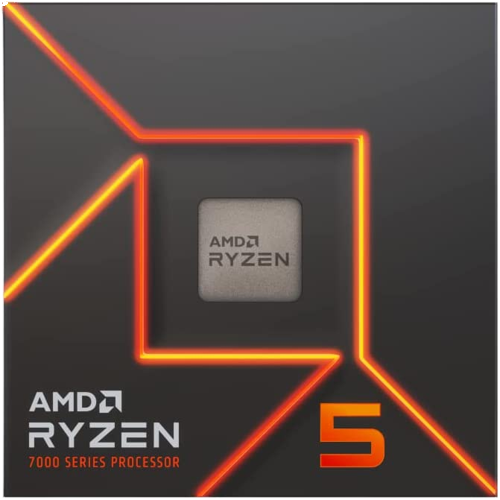 AMD Processor Ryzen 5 7600 - Ryzen 5 6-Core Socket AM5 65W AMD Radeon Graphics Processor - 100-100001015BOX