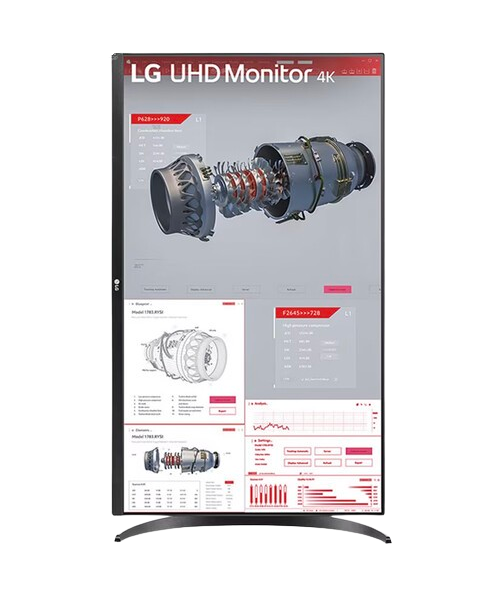 LG 32BR55U-B 32" Class 4K UHD LCD - 16:9 - 31.5" Viewable - Vertical Alignment (VA) - 3840 x 2160 - 250 Nit - 4 ms GTG (Fast) WITH HDMI - DisplayPort - USB Hub Monitor