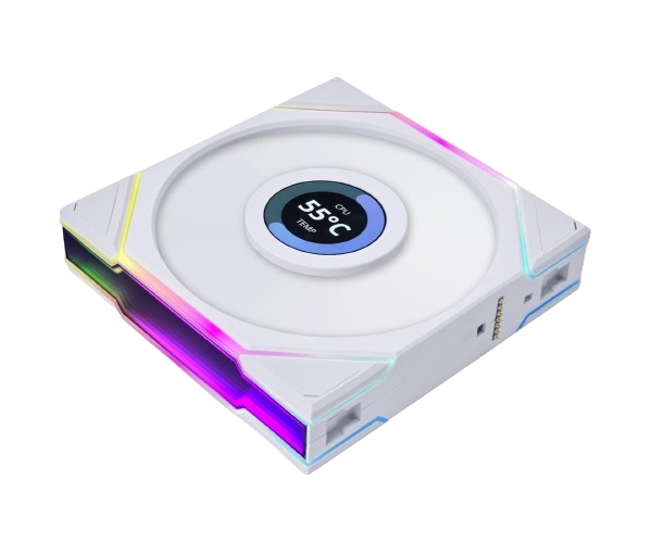 Lian Li UNI TL120 LCD Single Pack WHITE FAN