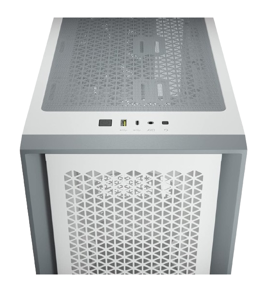 Corsair 4000D AIRFLOW Tempered Glass Mid-Tower ATX Case - White