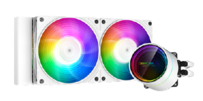 DEEPCOOL Castle 240EX A-RGB V2 INFINIARC EDITION White CPU Cooler