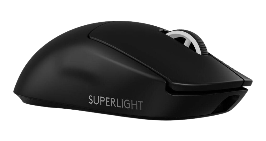 Logitech G PRO X SUPERLIGHT 2 Hybrid Switches 32,000 DPI, 5 Programmable Buttons Wireless Lightweight Gaming Black Mouse