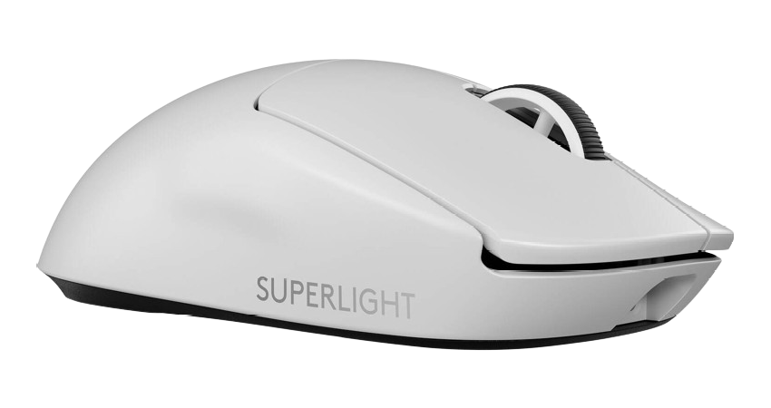 Logitech G PRO X SUPERLIGHT 2 LIGHTSPEED Wireless Gaming Mouse, Lightweight, LIGHTFORCE Hybrid Switches, HERO 2 Sensor, 32,000 DPI, 5 Programmable Buttons, USB-C Charging, PC & Mac - White