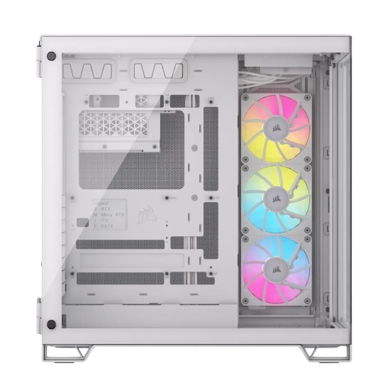 Corsair iCUE LINK 6500X RGB Mid-Tower ATX Dual Chamber WHITE PC Case