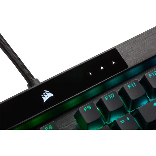 Corsair K100 RGB Optical-Mechanical Gaming Keyboard — CORSAIR OPX Switch — Black