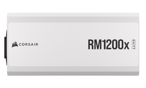 CORSAIR RM1200x Shift White, 1200 Watt, 80 PLUS GOLD, Fully Modular Power Supply