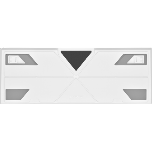 Corsair K70 PRO RGB Optical-Mechanical Gaming Keyboard with PBT DOUBLE SHOT PRO Keycaps — White