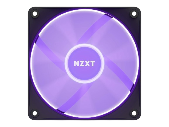 NZXT F120 RGB Core Sublime RGB - PWM Control - 3-Pack 120mm BLACK Case Fan
