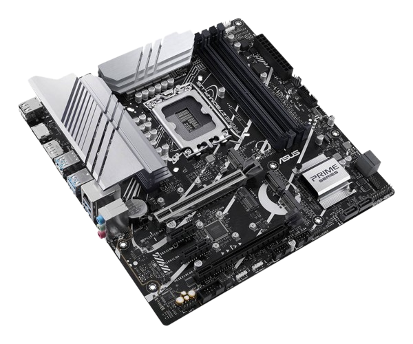 Asus Prime Z790M-Plus mATX Motherboard, LGA1700 Socket, 4x DIMM DDR5 Slot, 192GB Max Memory - 90MB1E70-M1EAY0