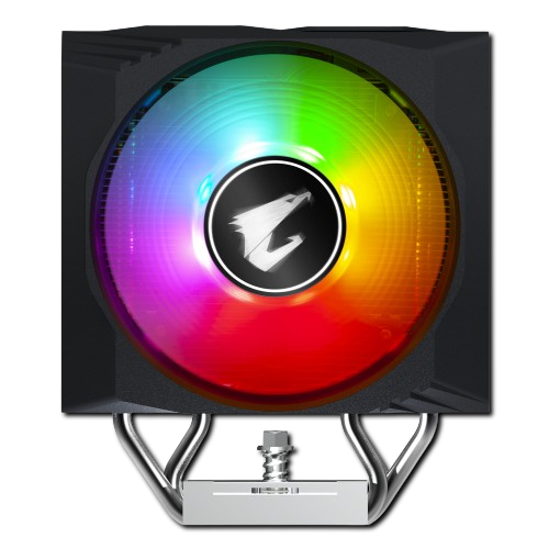 Gigabyte AORUS ATC800 RGB Cpu cooler, Air cooler, 6 Copper Heat-pipes Inset Aluminum Fin, 12cm RGB Fan, 4Pin PWM