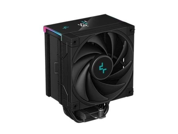 DeepCool AK500S DIGITAL, Single Tower, Real-Time CPU Status Screen, 5 All Black Design Air Cooler