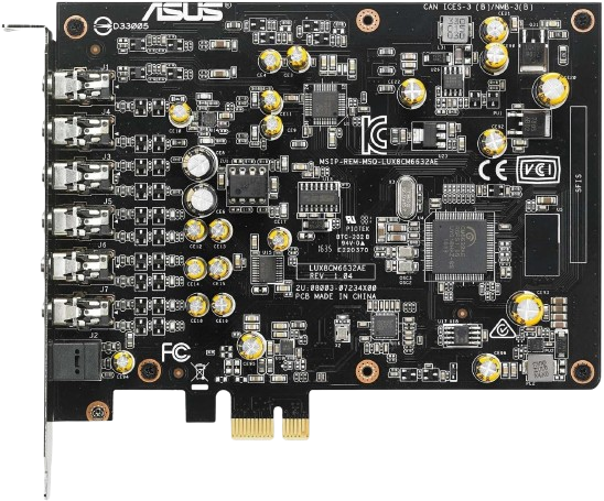 Xonar AE 7.1 PCIe gaming sound card