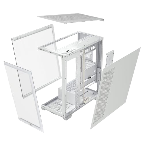 CORSAIR 3500X Tempered Glass – No Fans Included - Mid-Tower White PC Case