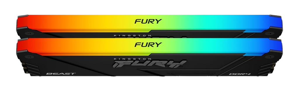 Kingston 16GB 3600MT/s DDR4 CL17 DIMM (Kit of 2) FURY Beast RGB