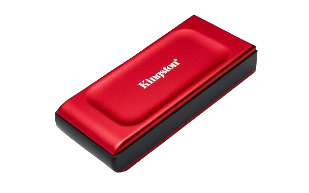 Kingston 1TB (1000GB) XS1000 Portable SSD USB 3.2, Gen2, Type-C, 1050MB/s R, 1000MB/s W - Red SSD