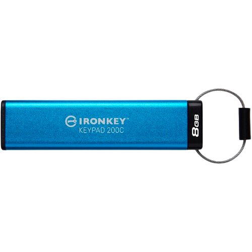 Kingston IronKey Keypad 200 8GB USB-C Flash Drive