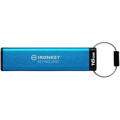 Kingston IronKey Keypad 200 16GB USB-C Flash Drive