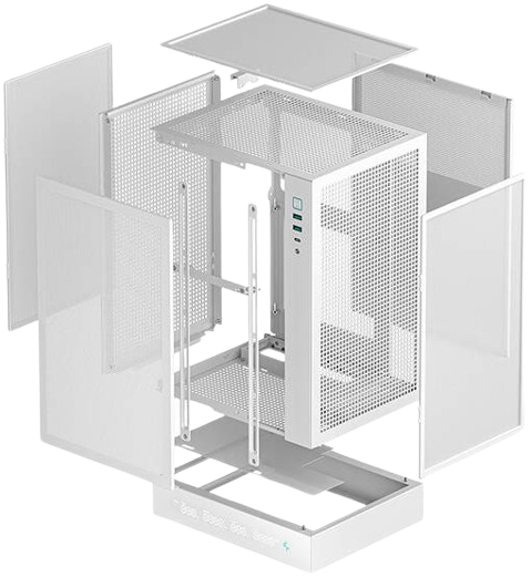 DeepCool CH170 Digital Vertical Mini-ITX White Case