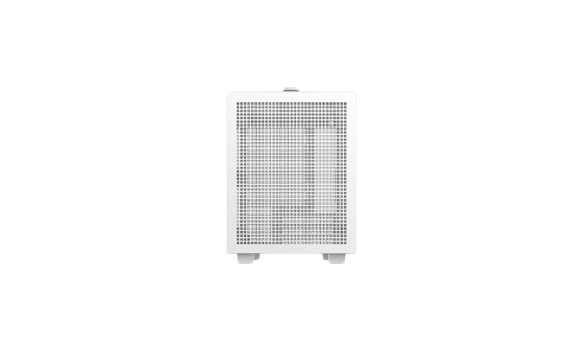 DeepCool CH160 Mini-ITX , Full-Sized Air Cooler Support, Direct Insert GPU Capable, White PC Case