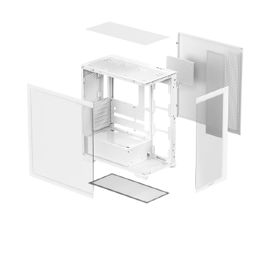 Deepcool CG580 Tempered Glass Mid-Tower White Case