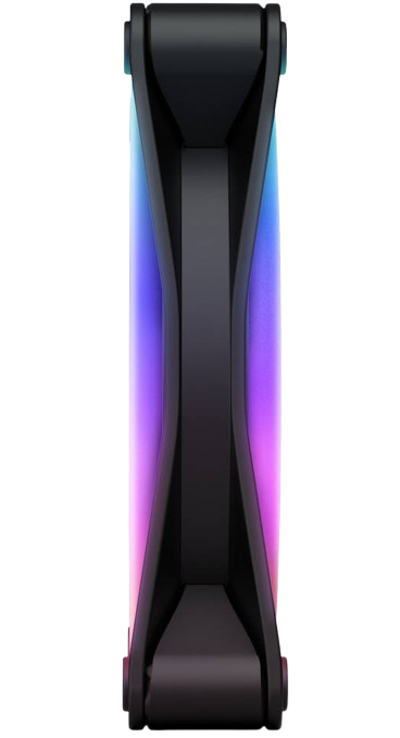 NZXT F120 RGB Duo - 120mm Dual-Sided Black RGB Fan